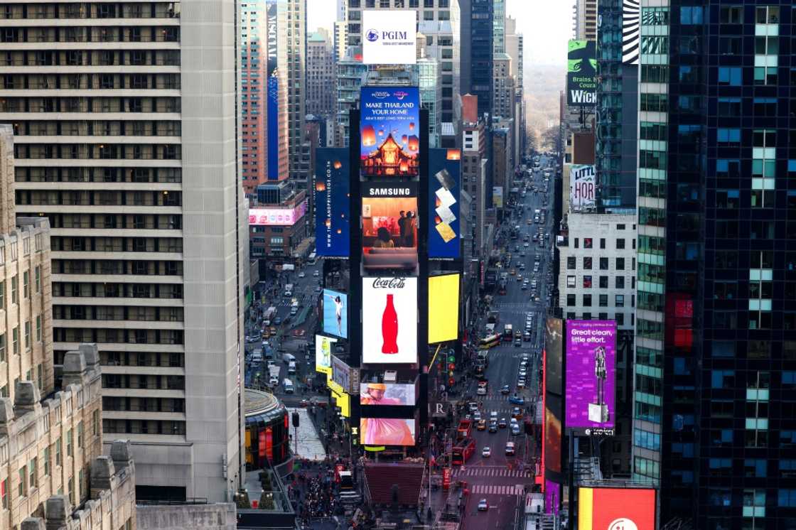 Times Square in New York City is usually a popular tourist destination, but foreign visitors may stay away in bigger numbers due to US President Donald Trump's policies, industry experts say Times Square in New York City is usually a popular tourist destination, but foreign visitors may stay away in bigger numbers due to US President Donald Trump's policies, industry experts say