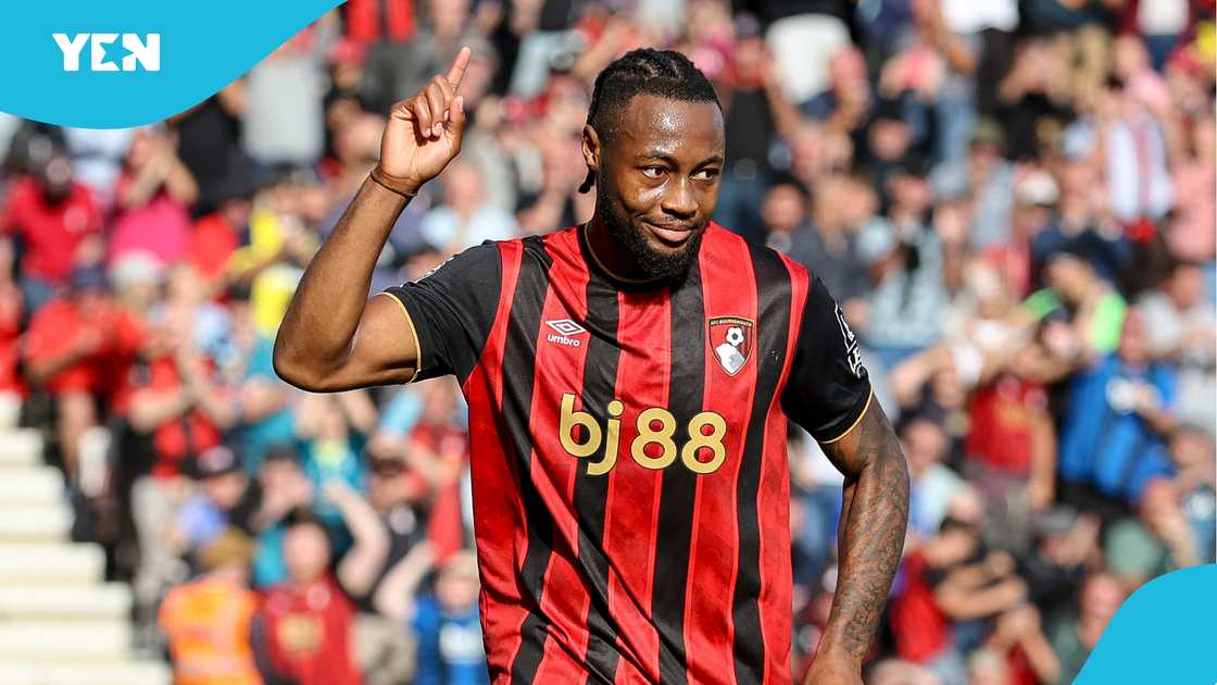 Antoine Semenyo, Semenyo scores for Bournemouth, Semenyo scores against Brighton, Semenyo Black Stars, Bournemouth beat Brighton, Ghana Black Stars.