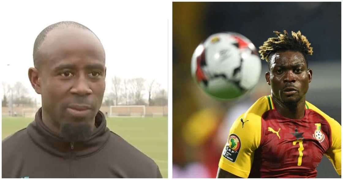 Photo of Atsu and Albert Adomah Photo of Atsu and Albert Adomah