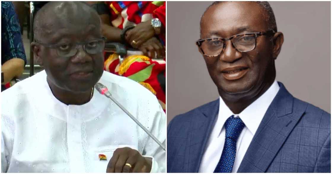 Ken Ofori-Atta has been slammed for poorly managing Ghana's economy. Ken Ofori-Atta has been slammed for poorly managing Ghana's economy.