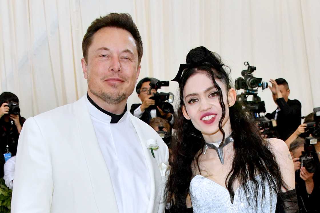 Elon Musk and Grimes at The Metropolitan Museum of Art in New York City