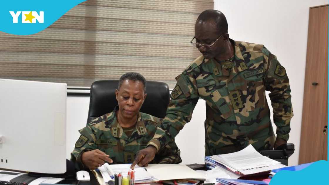 Major General Anita Asmah, Major General Patrick Gauchat, United Nations Disengagement Observer, UNDOF, United Nations Peacekeeping Major General Anita Asmah, Major General Patrick Gauchat, United Nations Disengagement Observer, UNDOF, United Nations Peacekeeping