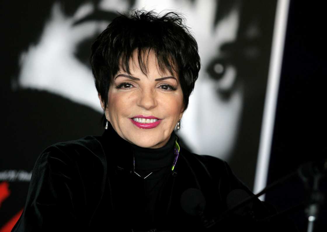 Liza Minnelli attends a press conference ahead of her tour 'Liza's at the Palace' at the Sydney Opera House in Sydney, Australia Liza Minnelli attends a press conference ahead of her tour 'Liza's at the Palace' at the Sydney Opera House in Sydney, Australia