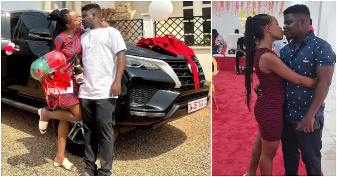 Wode Maya gifts his wife a posh car as Christmas gift.