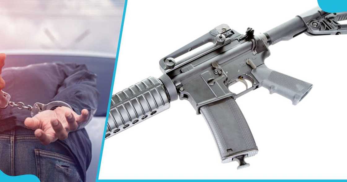 Chief arrested for wielding machine gun Chief arrested for wielding machine gun