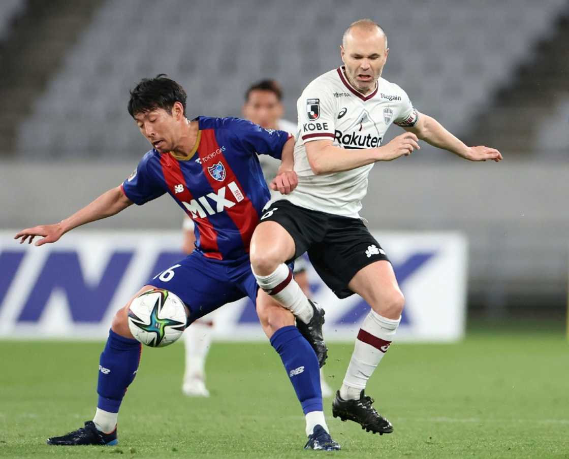 Kobe are aiming to win the continental title for the first time and have assembled a star-studded squad built around World Cup winner and former Barcelona star Andres Iniesta (right) Kobe are aiming to win the continental title for the first time and have assembled a star-studded squad built around World Cup winner and former Barcelona star Andres Iniesta (right)