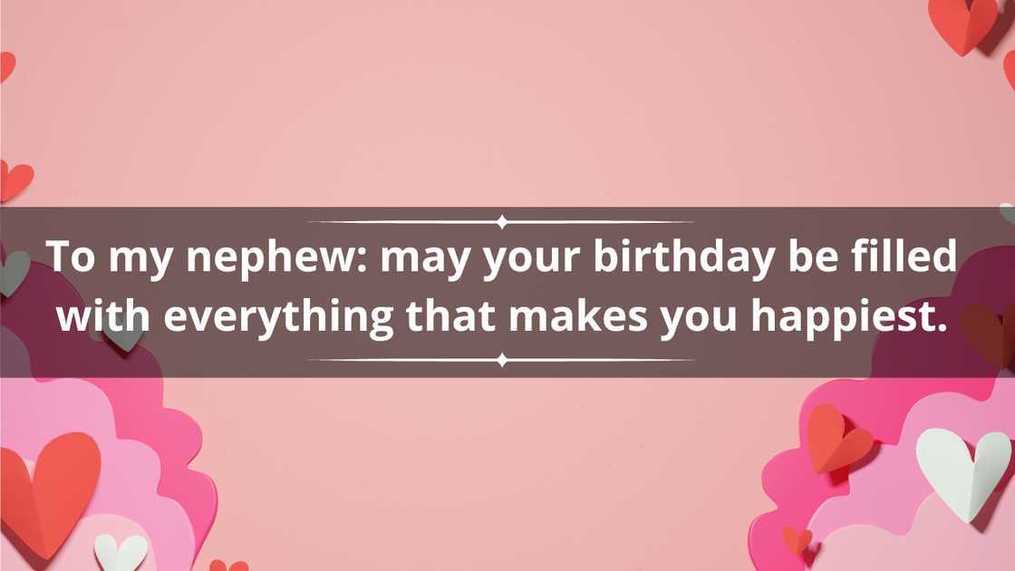 Birthday quotes for your nephew