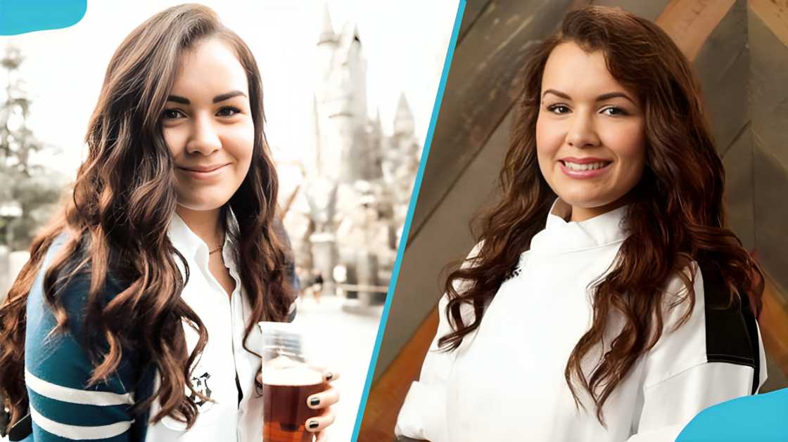 Michelle Tribble smiling in a chef's white uniforms Michelle Tribble smiling in a chef's white uniforms