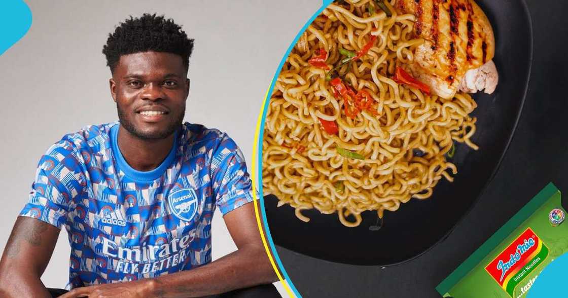 Thomas Partey and his love for Indomie