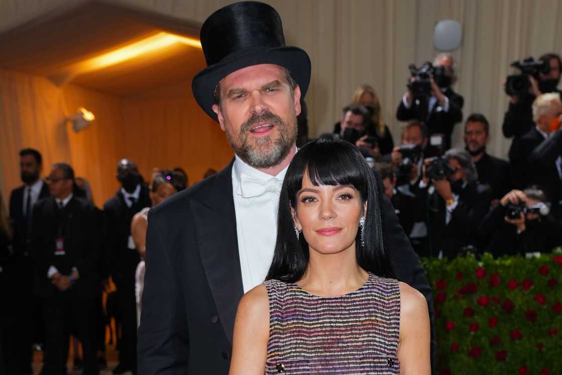 David Harbour and Lily Allen attend The 2022 Met Gala Celebrating "In America: An Anthology of Fashion" David Harbour and Lily Allen attend The 2022 Met Gala Celebrating "In America: An Anthology of Fashion"