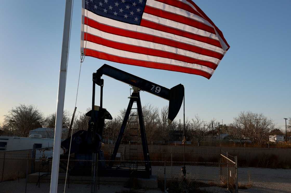 An oil field in Odessa, Texas; some Republican-led US states want to exclude financial firms that refuse to invest in petroleum companies
