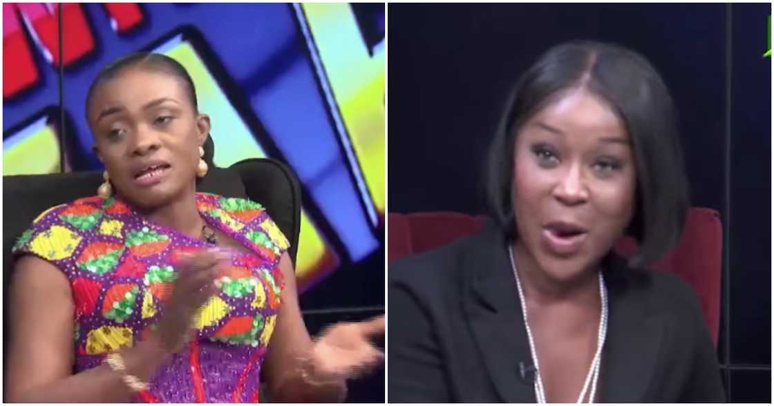 Photo of Diana Asamoah and Efia Odo on UTV Photo of Diana Asamoah and Efia Odo on UTV