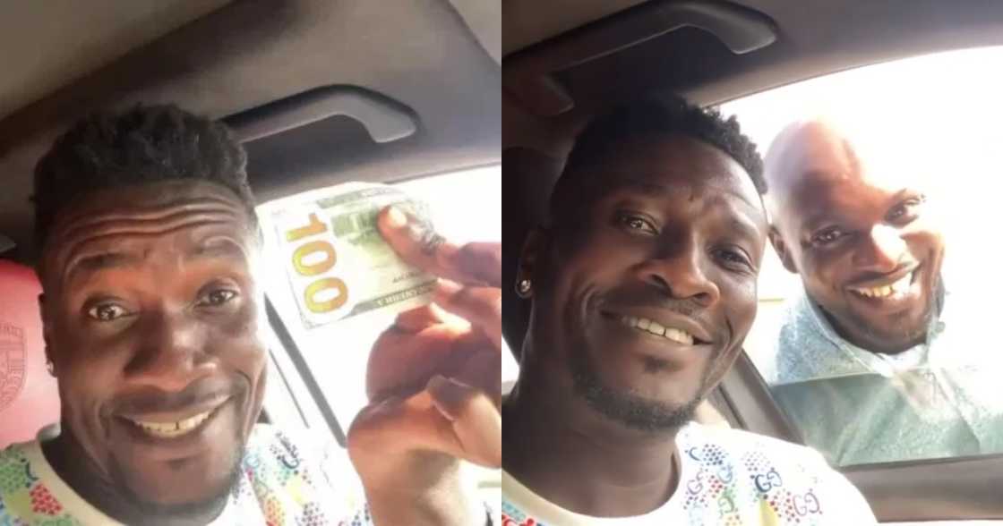 Asamoah Gyan goes emotional in video after fan gave him $100 note