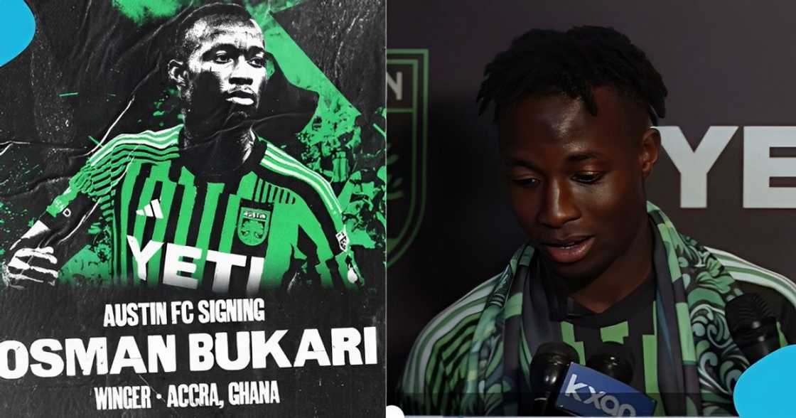 Osman Bukari unveiled by Of Austin FC