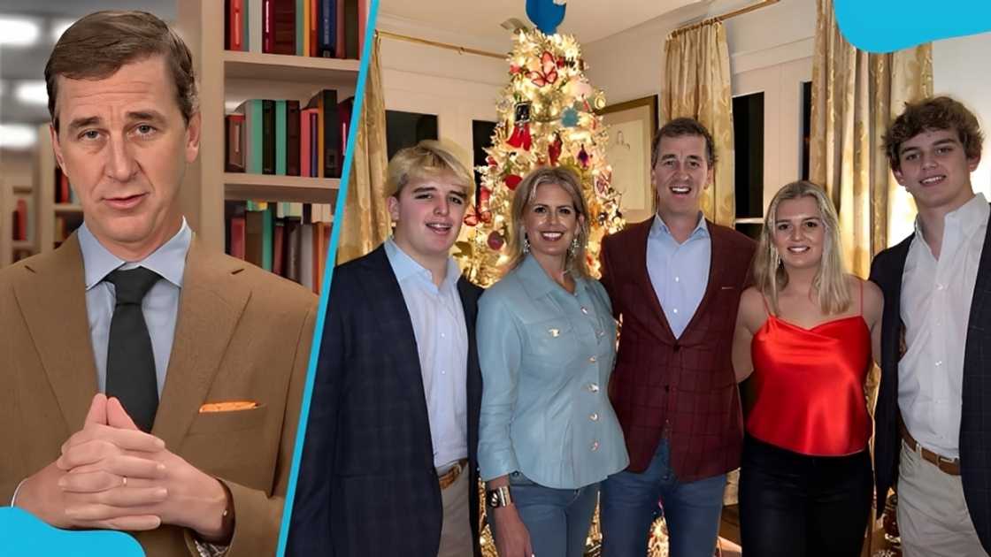 Cooper with his wife, Ellen, and their three kids. Cooper with his wife, Ellen, and their three kids.