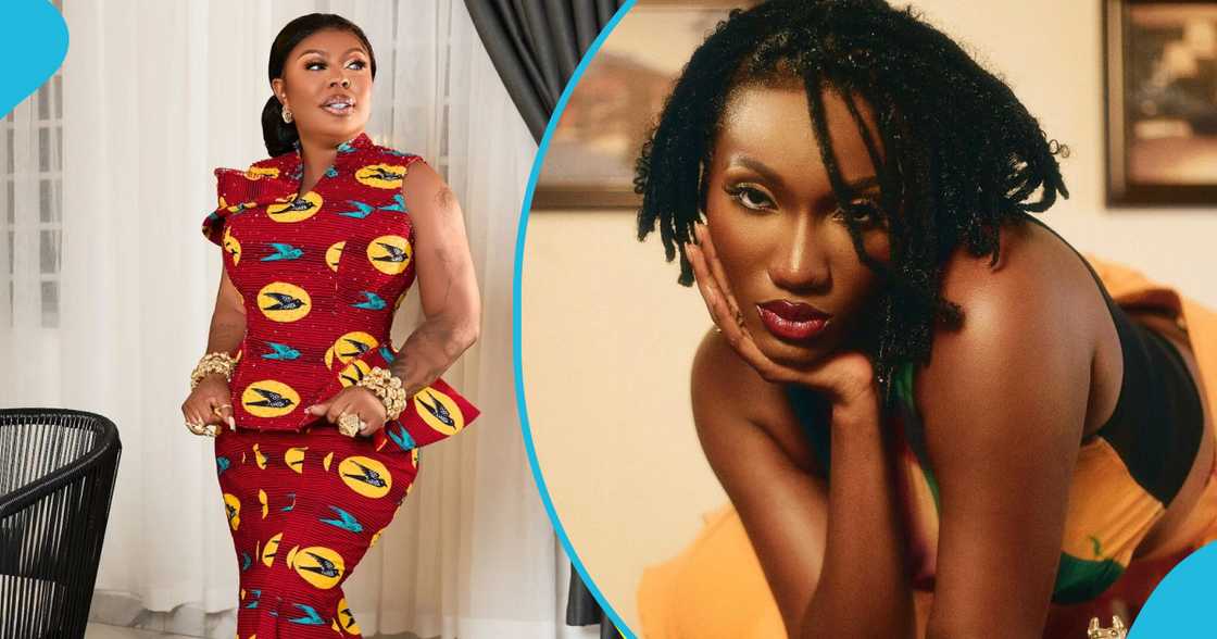 Afia Schwarzenegger and Wendy Shay Afia Schwarzenegger and Wendy Shay