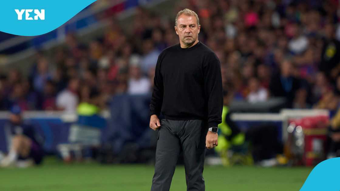 Hansi Flick red card, Hansi Flick's historic Barcelona victories, La Liga comeback wins, Hansi Flick's managerial record, Hansi Flick achievements, Hnasi Flick's high moments