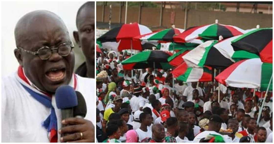 Nana Akufo-Addo has said the NDC is getting ahead of itself before the presidential polls in 2024. Source: UGC. Nana Akufo-Addo has said the NDC is getting ahead of itself before the presidential polls in 2024. Source: UGC.