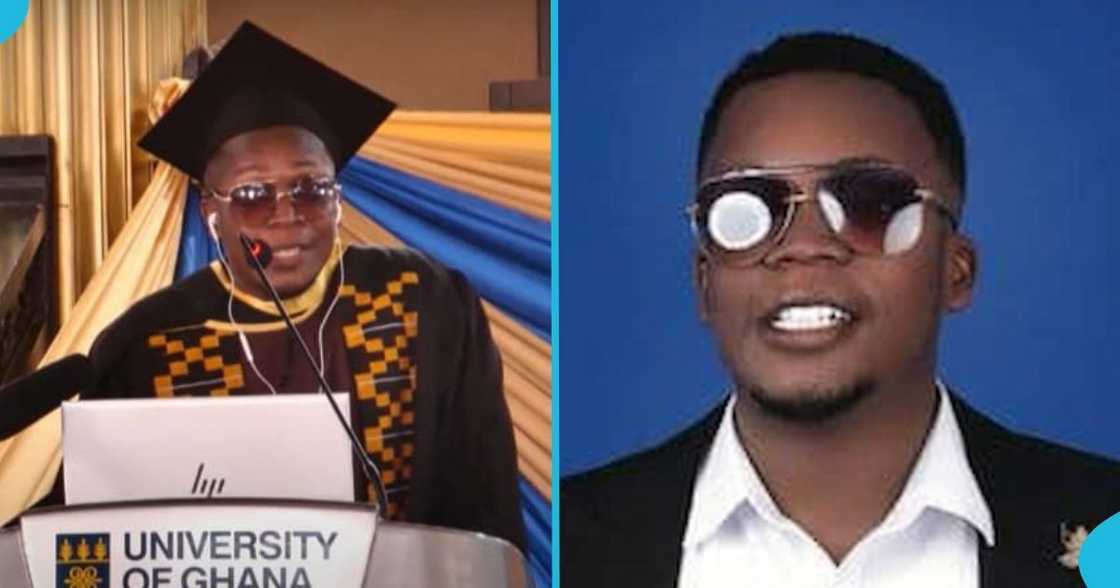 Ephraim Ayeh Oracca-Tetteh, Visually challenged man, valedictorian, UG, Ghana Blind Union Ephraim Ayeh Oracca-Tetteh, Visually challenged man, valedictorian, UG, Ghana Blind Union