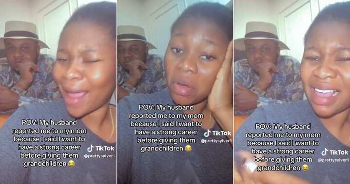 Husband reports his wife to her mother Husband reports his wife to her mother