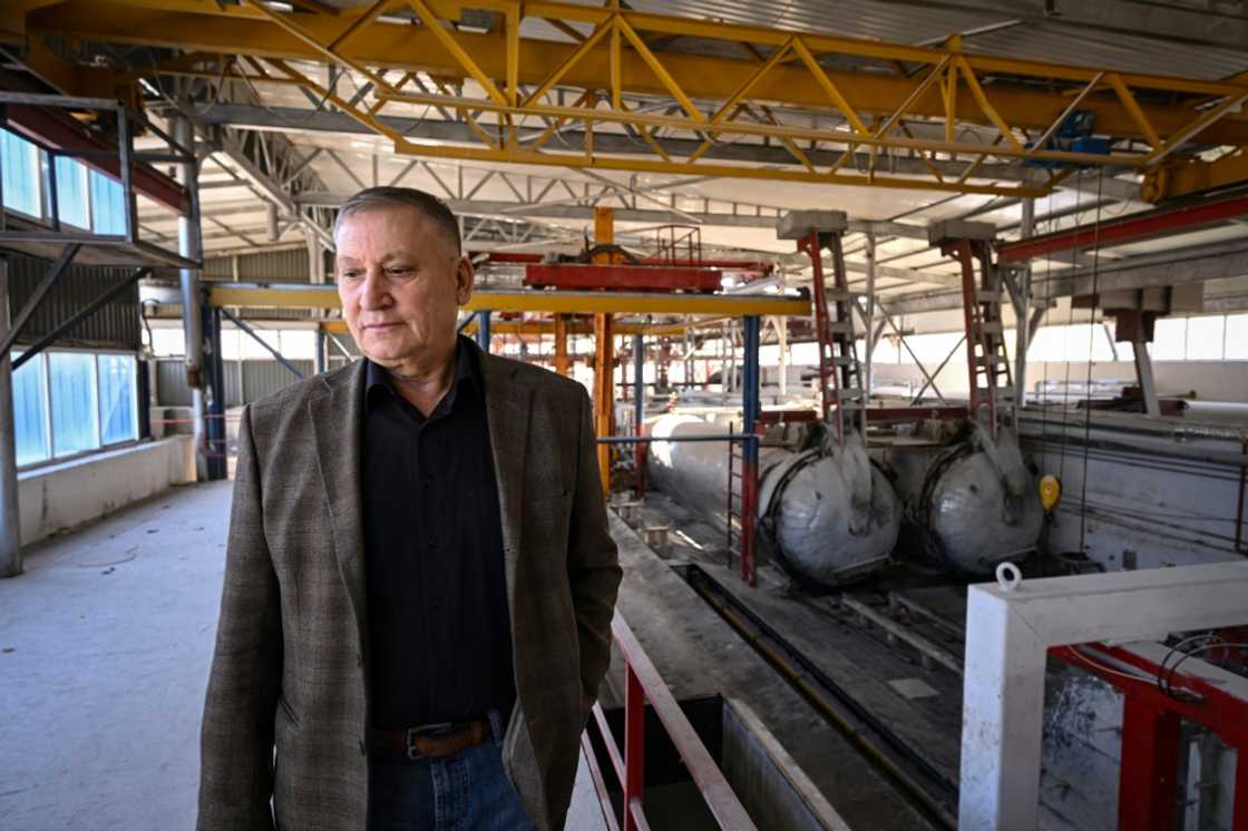 Plug pulled: factory owner Ion Ignat in his empty plant Plug pulled: factory owner Ion Ignat in his empty plant