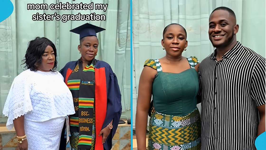 Popular Ghanaian TikToker, Mighty Maame, Radford University, celebrates daughter, acquirng first degree