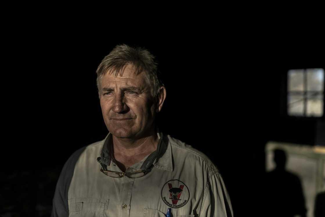 Rhino defender: Veterinarian Pierre Bester