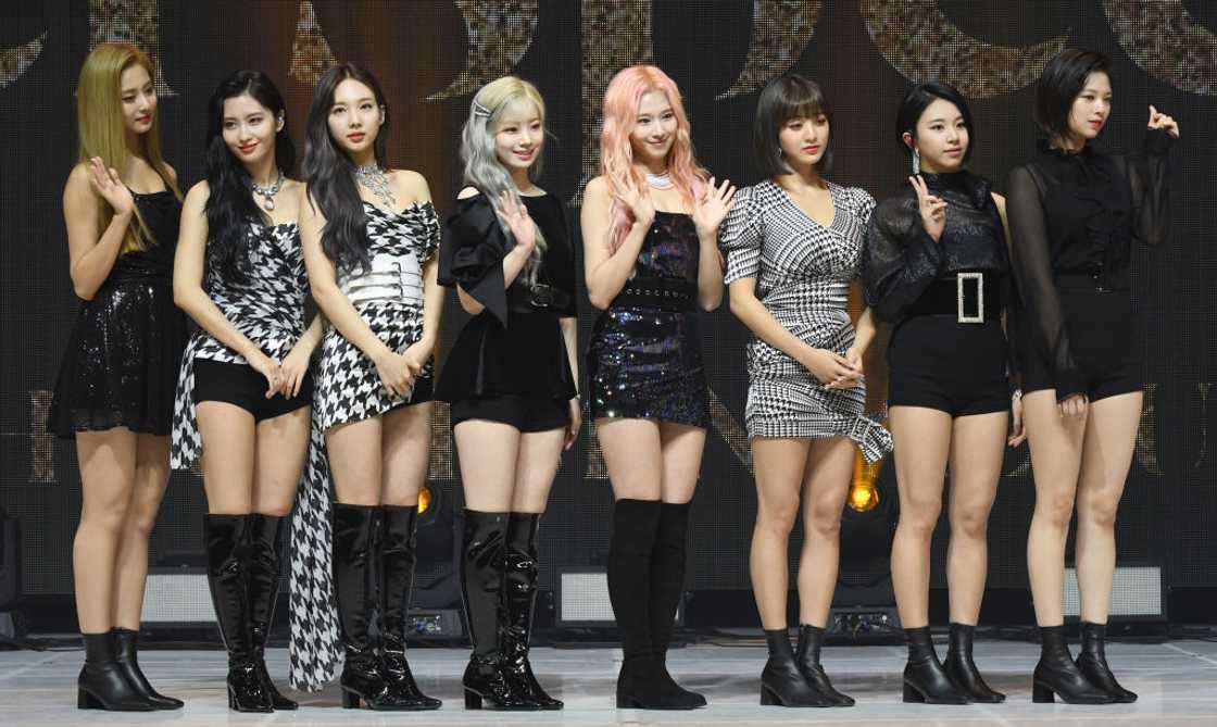 TWICE K-pop group members TWICE K-pop group members