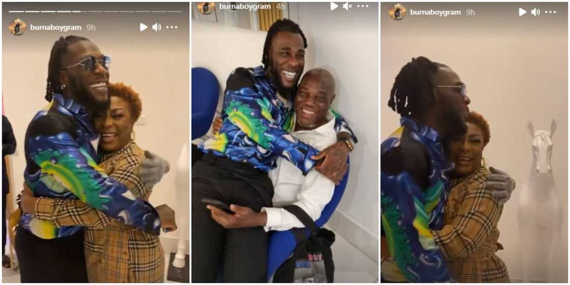 Best Mother’s Day present: Burna Boy’s mum reacts to his Grammy Award win in new video Best Mother’s Day present: Burna Boy’s mum reacts to his Grammy Award win in new video