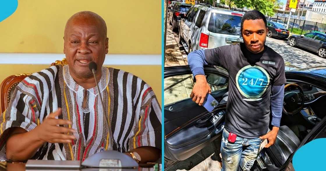 Twene Jonas, President John Mahama, Dr Ato Forson, US-based Ghanaian, social commentator, Motor Insurance VAT. Twene Jonas, President John Mahama, Dr Ato Forson, US-based Ghanaian, social commentator, Motor Insurance VAT.