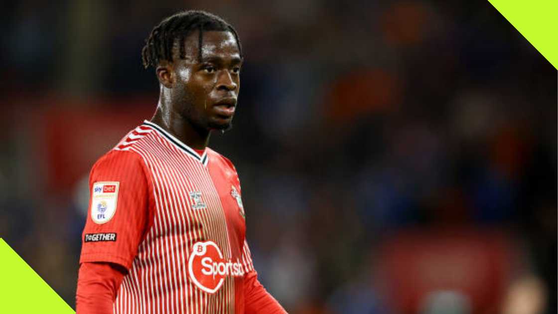 Kamaldeen Sulemana in discomfort. Kamaldeen Sulemana in discomfort.