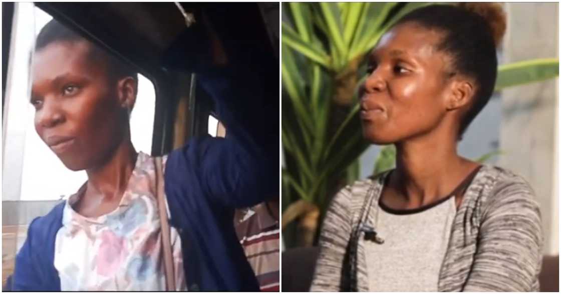 Ghanaian mom who works as a bus conductor. Ghanaian mom who works as a bus conductor.