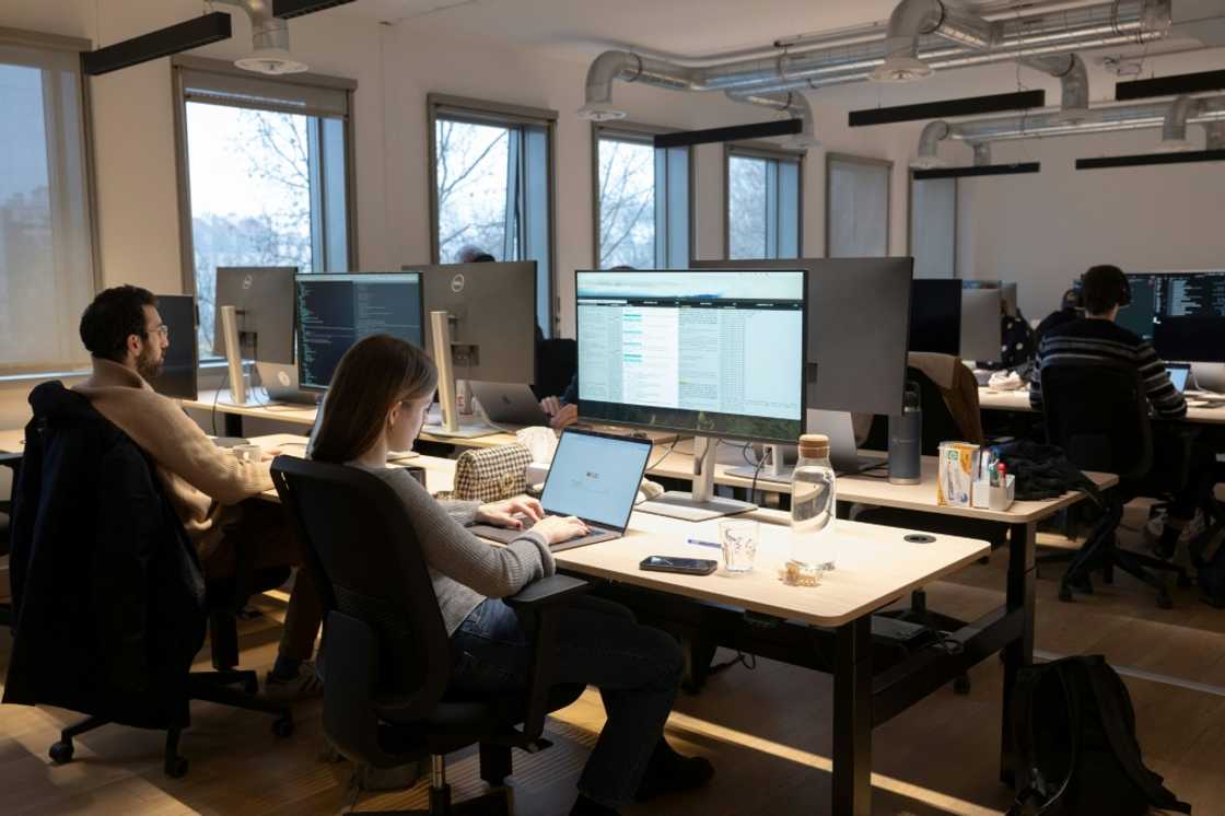 Employees work at the Mistral AI headquarters, an artificial intelligence start-up, in Paris Employees work at the Mistral AI headquarters, an artificial intelligence start-up, in Paris