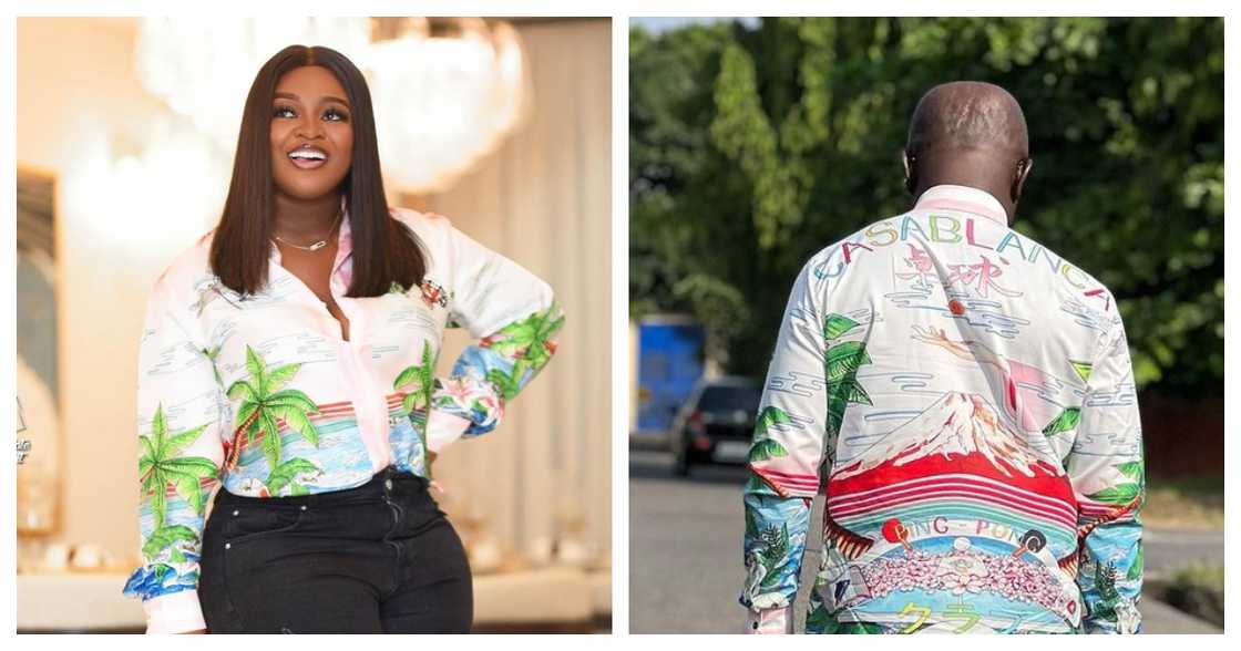 Celebrity Styles: Osebo The Zara Man Channels Jackie Appiah As He Rocks Casablanca Shirt In New Photos Celebrity Styles: Osebo The Zara Man Channels Jackie Appiah As He Rocks Casablanca Shirt In New Photos