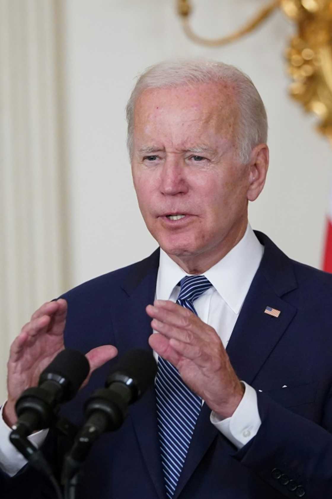 US President Joe Biden, who appears to be nearing revival of a nuclear deal with Iran, speaks on August 16, 2022 after a major legislative win US President Joe Biden, who appears to be nearing revival of a nuclear deal with Iran, speaks on August 16, 2022 after a major legislative win