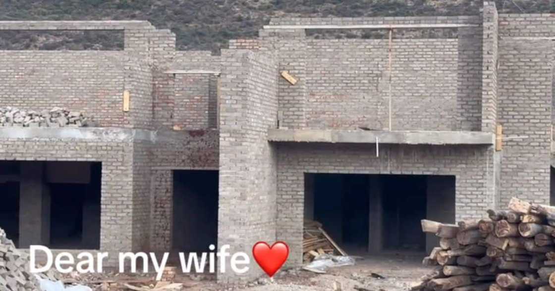 video of massive home under construction