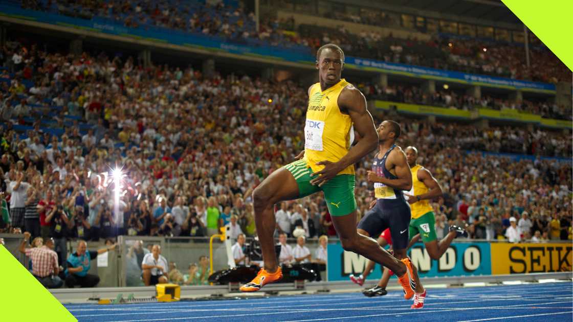 Usain Bolt holds the three fastest 100m times, and only one has been broken