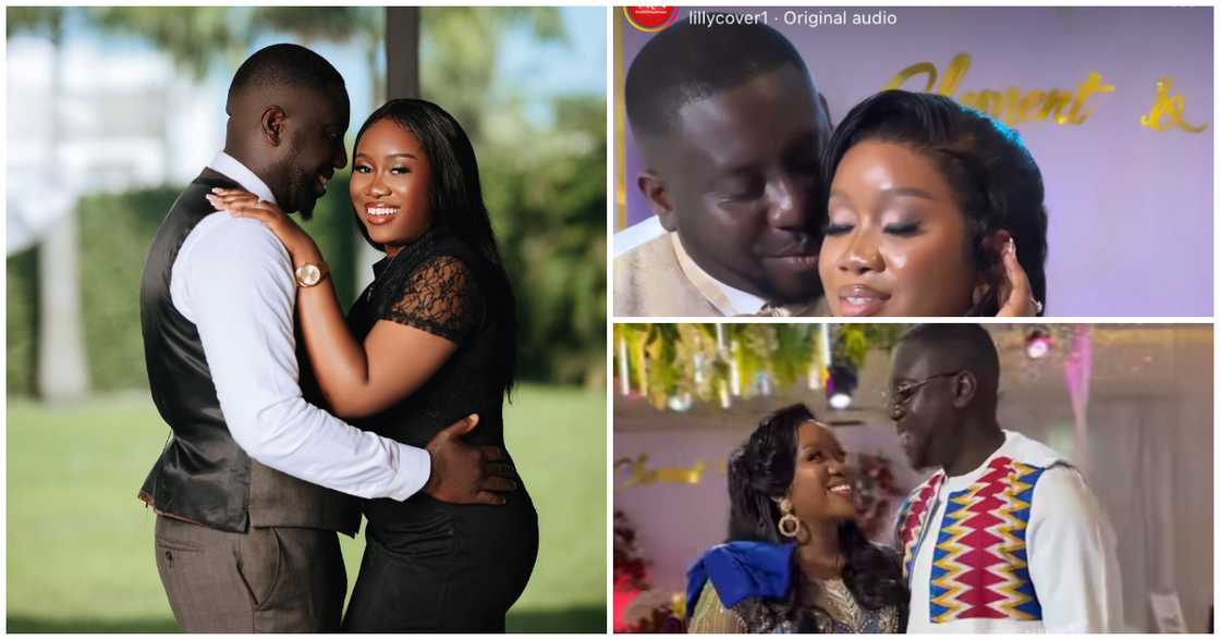 Ghanaian Bride Looks Stunning In A One-Hand Kente Gown Designed With Tassels And Bow Tie