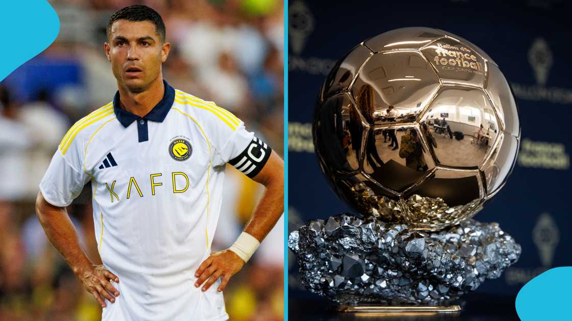 Cristiano Ronaldo, 2025 Ballon d'Or, Ousmane Dembele, Lamine Yamal. Cristiano Ronaldo, 2025 Ballon d'Or, Ousmane Dembele, Lamine Yamal.