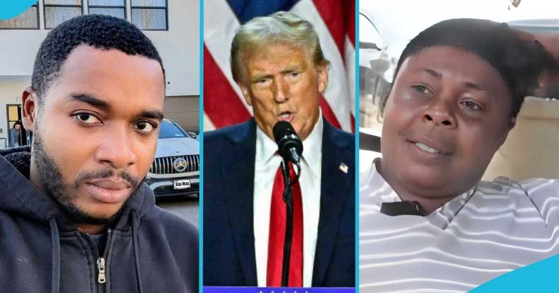 Twene Jonas, Donald Trump, market woman, US mass deportation, socialite. Twene Jonas, Donald Trump, market woman, US mass deportation, socialite.