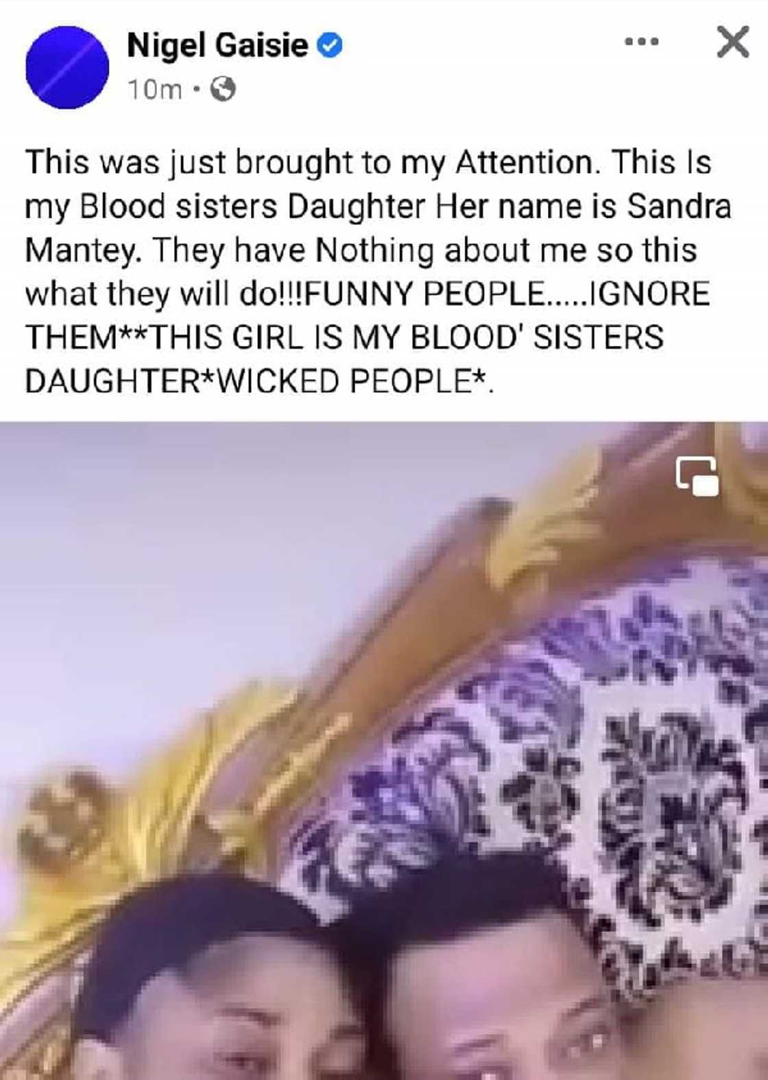 Nigel Gaisie debunks reacts to viral video Nigel Gaisie debunks reacts to viral video