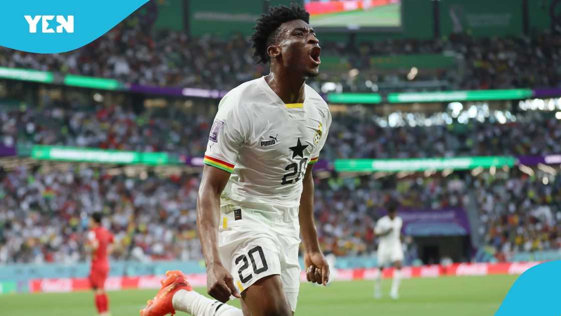 Mohammed Kudus, Mohammed Kudus' goal against South Korea, Mohammed Kudus 2026 World Cup qualifiers, Tottenham Hotspur. Mohammed Kudus, Mohammed Kudus' goal against South Korea, Mohammed Kudus 2026 World Cup qualifiers, Tottenham Hotspur.