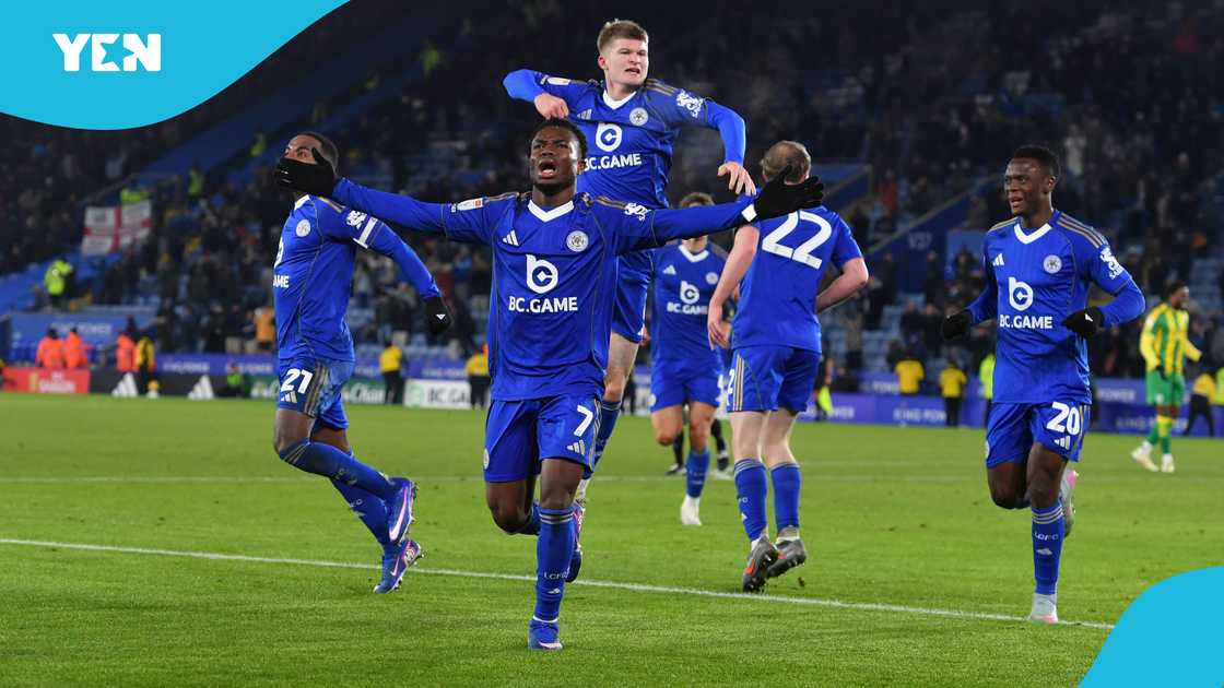 Abdul Fatawu Issahaku, Leicester City, Jordan Ayew, West Bromwich Albion, FA Cup, Championship playoff race, football highlights, Ghanaian footballer, Martí Cifuentes, Fatawu Issahaku goal. Abdul Fatawu Issahaku, Leicester City, Jordan Ayew, West Bromwich Albion, FA Cup, Championship playoff race, football highlights, Ghanaian footballer, Martí Cifuentes, Fatawu Issahaku goal.