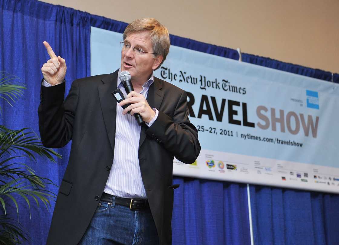 Rick Steves attends the 2011 New York Times Travel Show at Jacob Javits Center Rick Steves attends the 2011 New York Times Travel Show at Jacob Javits Center