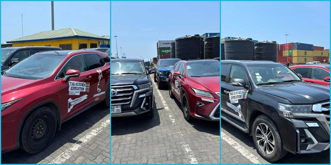 Wanderlust Ghana Trip: Four cars used for Accra to London roadtrip finally arrive in Ghana Wanderlust Ghana Trip: Four cars used for Accra to London roadtrip finally arrive in Ghana