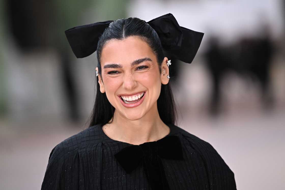 Dua Lipa attends the Chanel Haute Couture Spring-Summer 2025 show as part of Paris Fashion Week in Paris, France. Dua Lipa attends the Chanel Haute Couture Spring-Summer 2025 show as part of Paris Fashion Week in Paris, France.