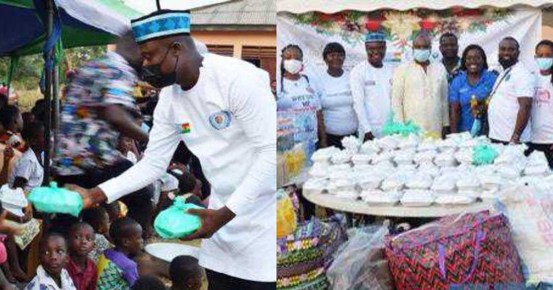 1,000 residents in Korle Kope, G/A get massive food items for Christmas 1,000 residents in Korle Kope, G/A get massive food items for Christmas