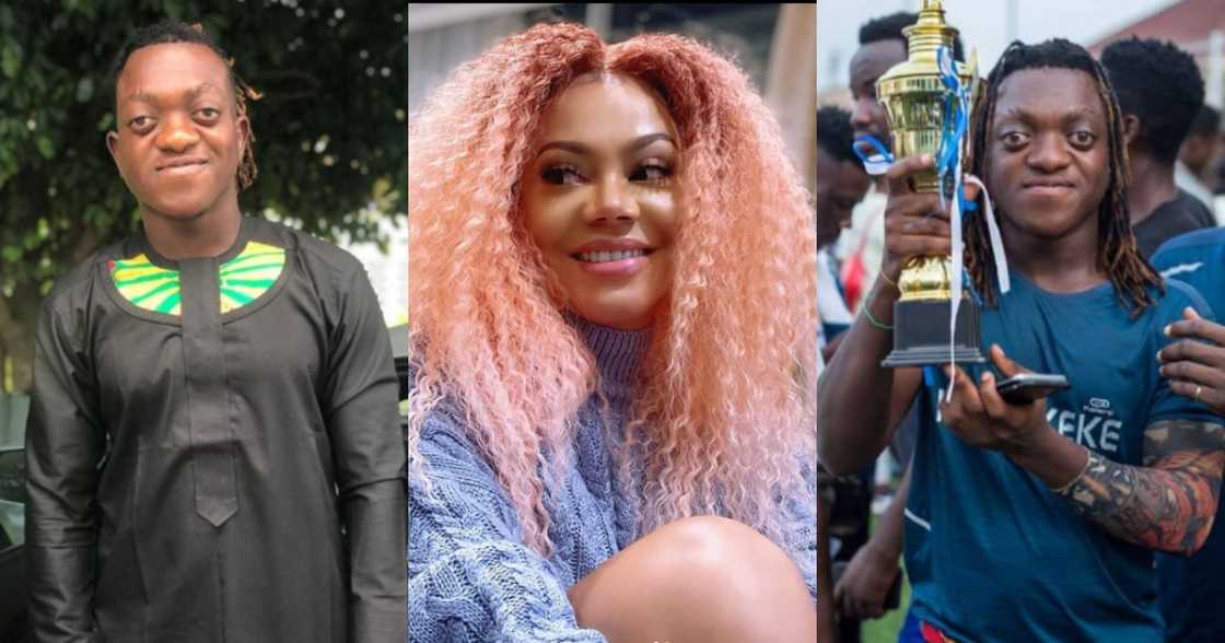 Sumsum Ahuofe lists 3 actresses he wants to play a romantic scene with in a movie