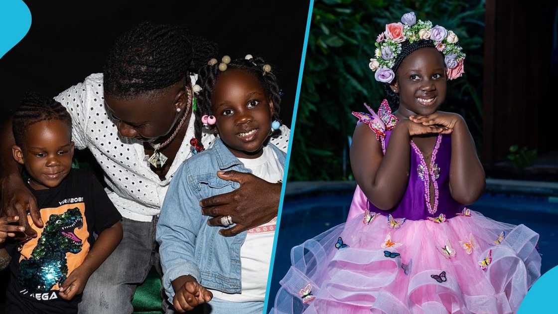 Stonebwoy, Stonebwoy's kids, Catherine-Jidula Satekla, Makeup skills, How to do makeup Stonebwoy, Stonebwoy's kids, Catherine-Jidula Satekla, Makeup skills, How to do makeup