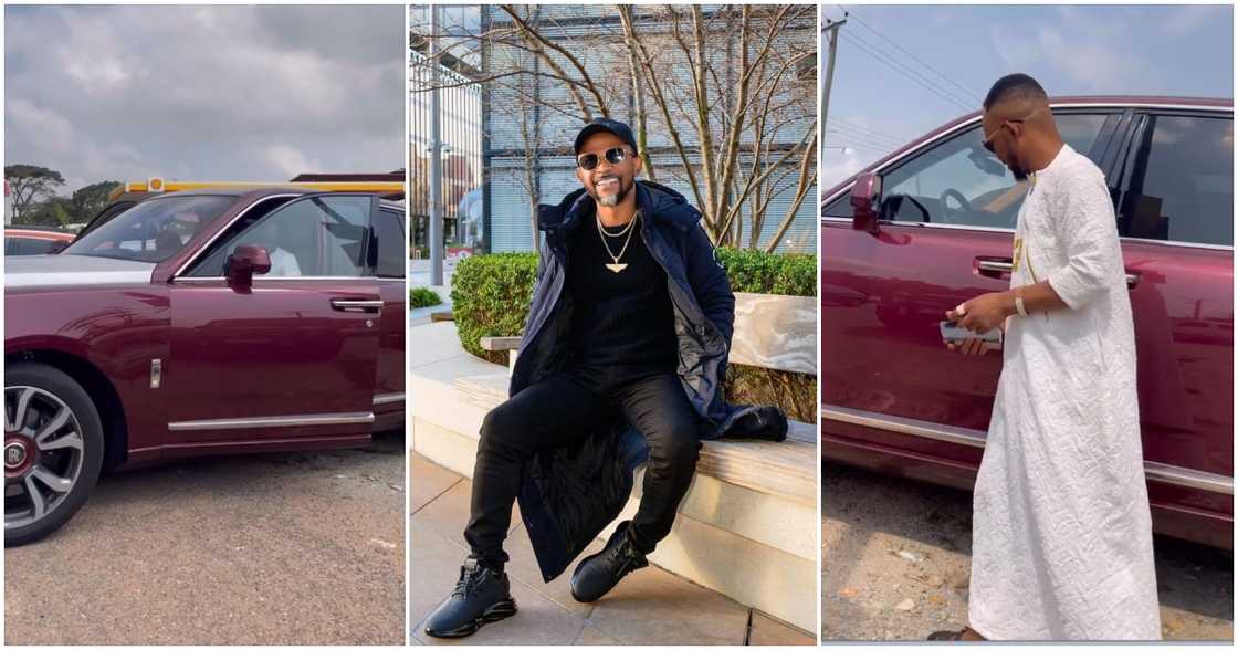 Fada Dickson Pulls Up In Expensive Rolls Royce Cullinan